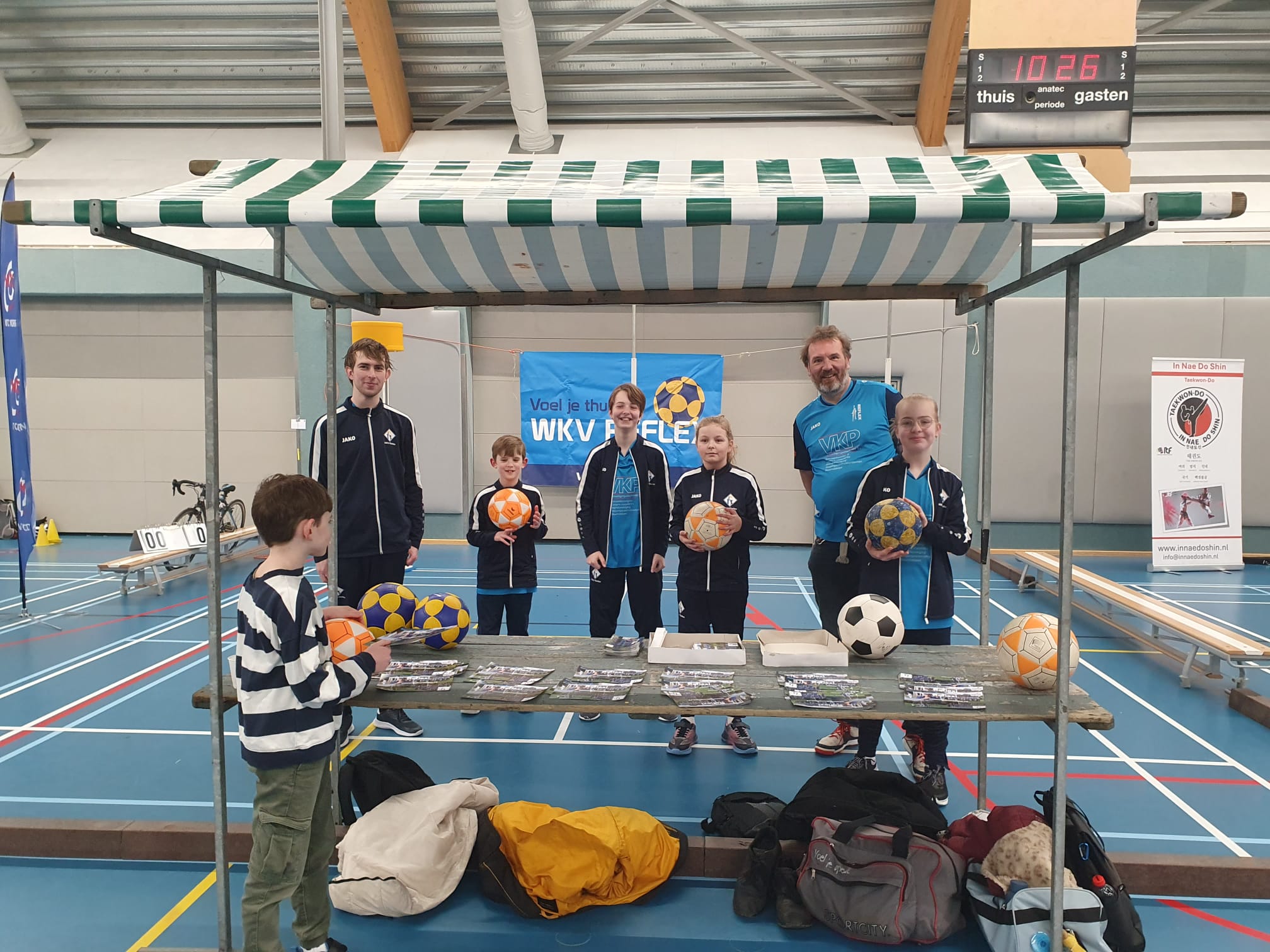 Reflex bij de sportmarkt